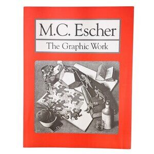 Vintage M.C. Escher The Graphic Work Hardback Book 1994 Barnes & Noble Art New